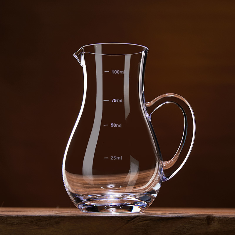 德韦特(dwight)水晶玻璃分酒器白酒分酒盅醒酒器家用带刻度量杯二两