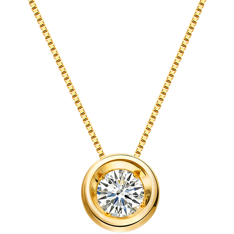 CIRCLE珠宝18K金钻石项链女价格趋势如何？