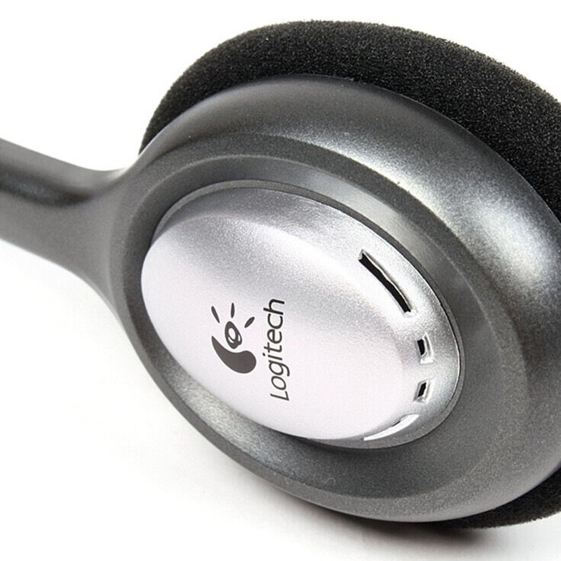 罗技（Logitech） H110 多功能头戴式耳机耳麦 电脑笔记本双孔耳机麦克风 办公教育学习培训 H110