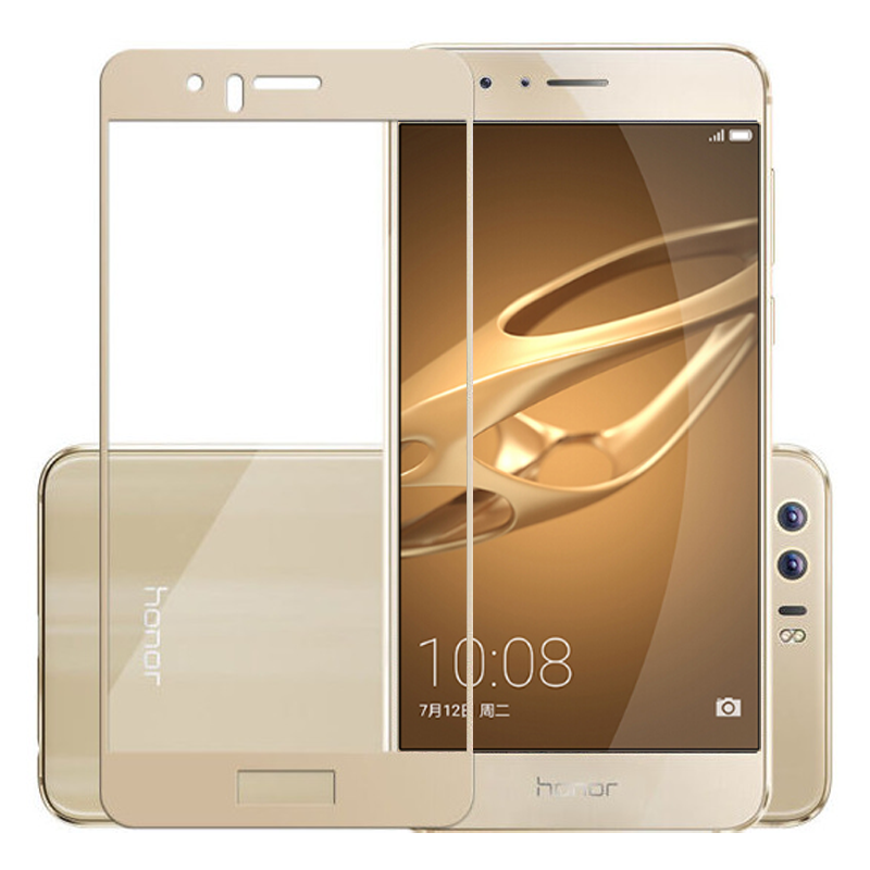 疯壳 华为honor8钢化膜frd八al00手机膜荣耀8全屏覆盖膜dloo刚化摸