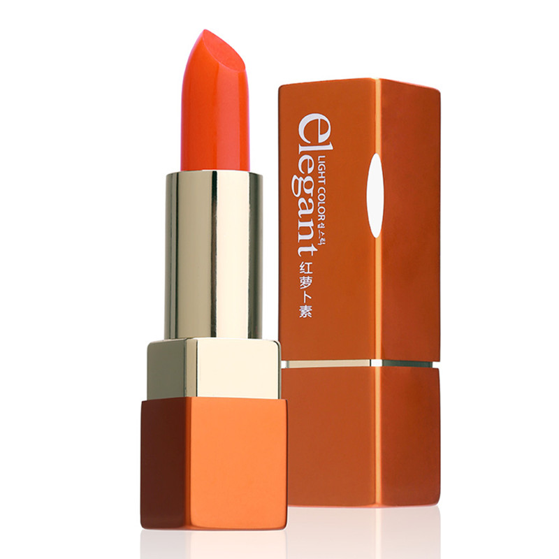 bob胡萝卜素变色唇膏女保湿滋润41038防干裂不粘杯掉色变色口红 b红