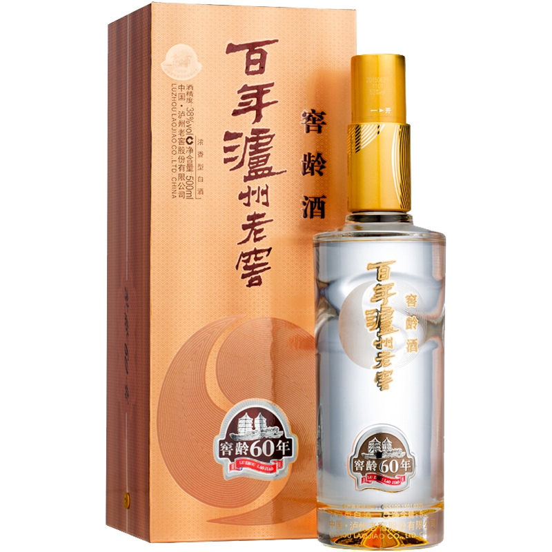泸州老窖窖龄60年38度浓香型白酒价格走势与销量趋势分析