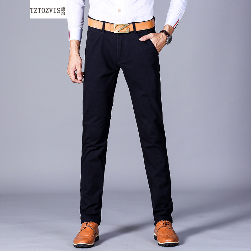 唐治 大码休闲裤男加肥加大宽松胖子男裤时尚百搭弹力肥佬直筒休闲