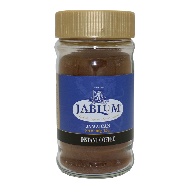 加比蓝（Jablum）及品蓝原装进口牙买加蓝山咖啡粉 速溶咖啡罐装 100g 礼盒装纯正黑咖啡 速溶咖啡100g