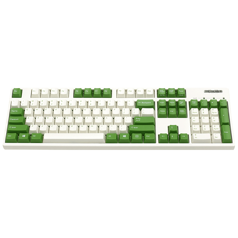斐尔可（FILCO）FKBC87MC/EWG2「87双模圣手二代」机械键盘 奶白色绿键帽 青轴 绝地求生吃鸡键盘 1665元