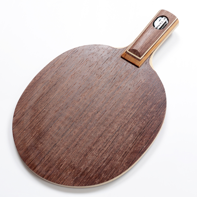 神龙木钛纤维直拍横打乒乓球拍底板专业级单拍 直拍 球拍