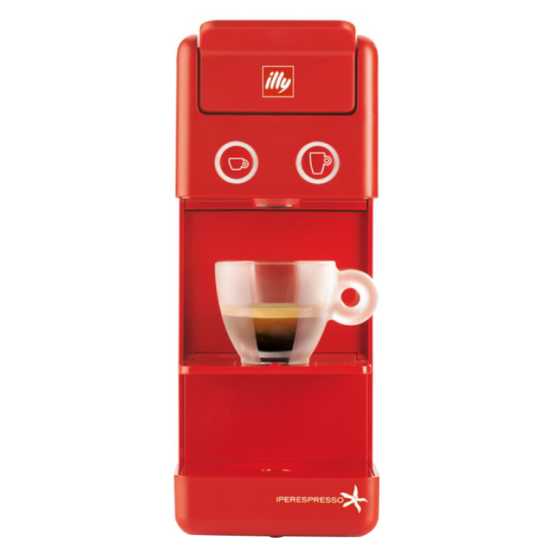 Illy Y3.3E&C 意利全自动意式浓缩咖啡机家用咖啡胶囊机 红色
