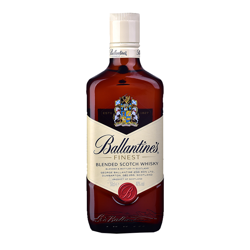 【下单享shot杯】百龄坛（Ballantine’s）洋酒 特醇 苏格兰 威士忌 500ml