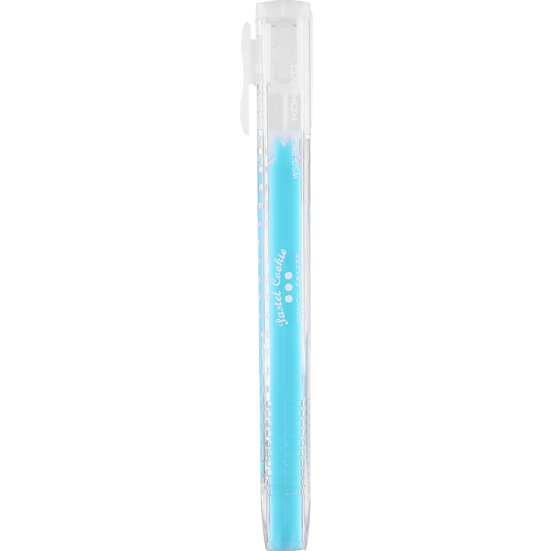 KOKUYO 国誉 日本国誉(KOKUYO)淡彩曲奇学生铅笔橡皮擦 笔款细细擦 蓝色13