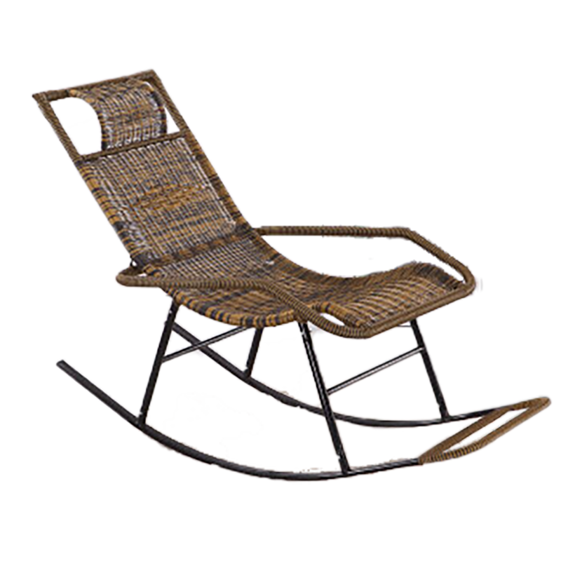 星奇堡  阳台摇椅成人躺椅晃椅午睡椅懒人客厅椅老人椅休闲逍遥藤椅子送长辈 双色普通