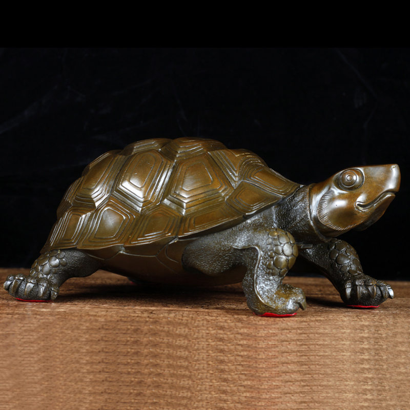 聚玄轩精品全铜特大陆龟千年龟家居摆件招财长寿祝寿礼品客厅装饰品