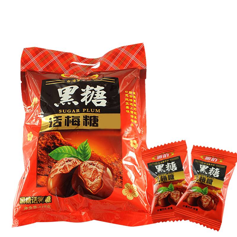 YaBo 雅伯 黑糖话梅糖 零食糖果 喜糖 478g