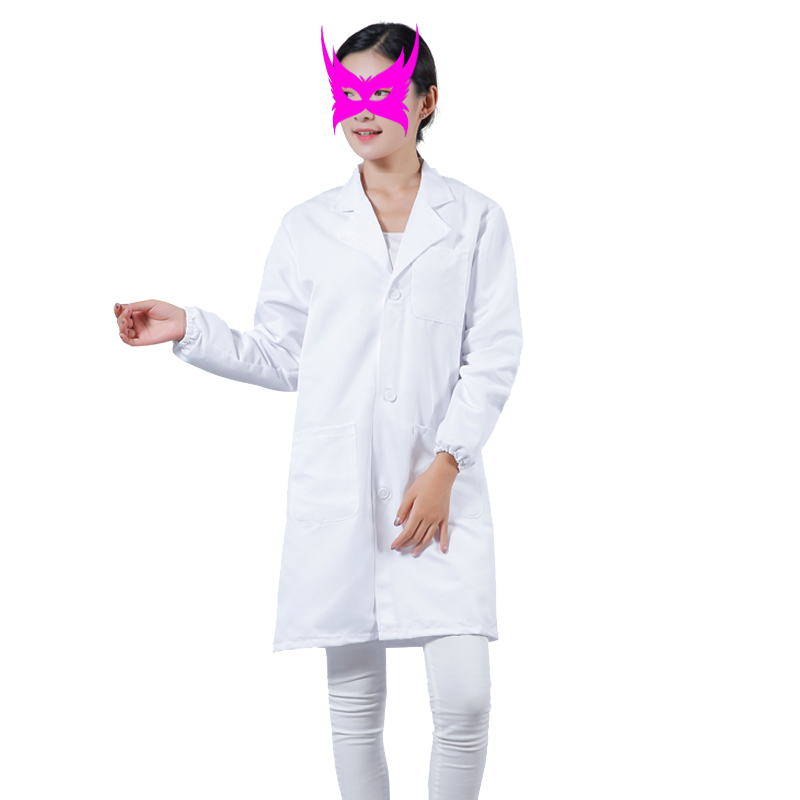 丫米工作服 实验室专用工作服 白大褂 各规格 白大褂大号l