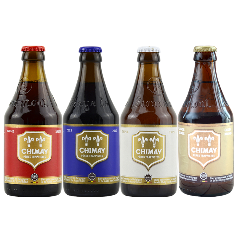 比利时修道院啤酒智美啤酒组合蓝帽 红帽 白帽 三款各4瓶330ml*12瓶