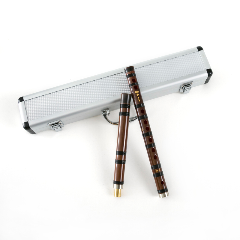 迪中情 笛子精品专业演奏竹笛横笛乐器（赠送9样赠品） E调