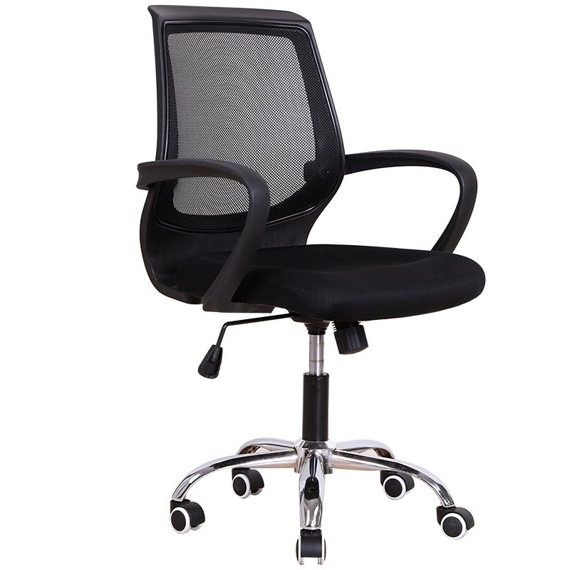 木匠印记电脑椅家用办公室会议培训职员转椅滑轮升降可躺椅子 【滑轮款】白框灰网+乳胶垫