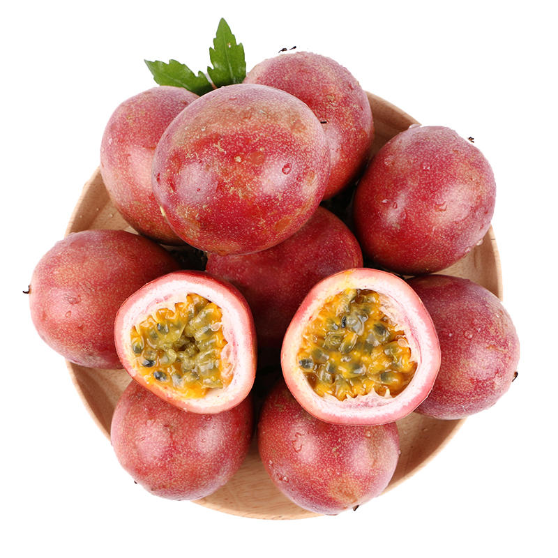 京鲜生 广西紫皮百香果 6粒装 单果约50g 优选中果 酸甜风味 新鲜水果怎么看?