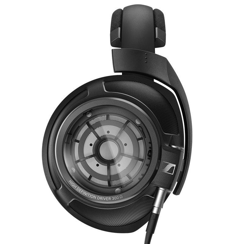 SENNHEISER 森海塞尔 HD820 耳罩式头戴式动圈有线耳机 黑色 3.5mm