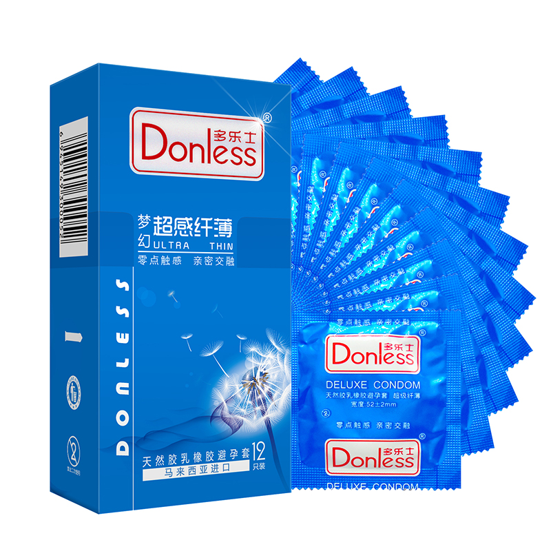 避孕套超薄颗粒安全套环纹保险套计生用品男用套套中号 梦幻超感仟薄
