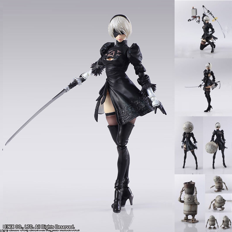 尼尔机械纪元自动人形2b 小姐姐机械生命体可动手办玩具摆件可动2b小姐姐和可动机械生命体 虎窝购 尼尔机械纪元自动人形2b 小姐姐机械生命体可动手办玩具摆件可动2b小姐姐和可动机械生命体 虎窝购