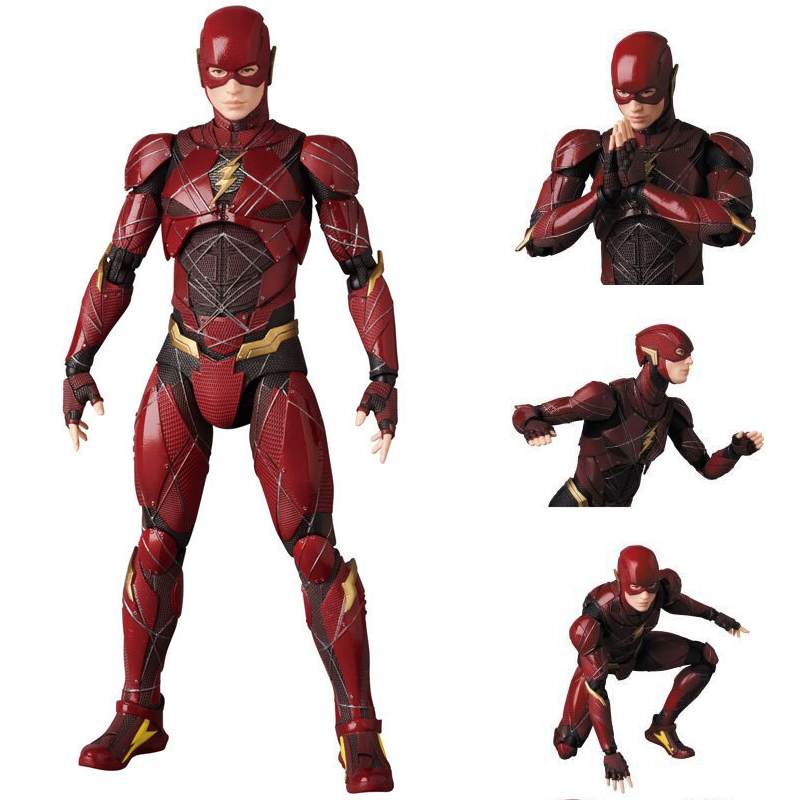 巴里·艾伦 the flash 闪电侠 关节可动手办摆件 可动闪电侠巴里艾伦