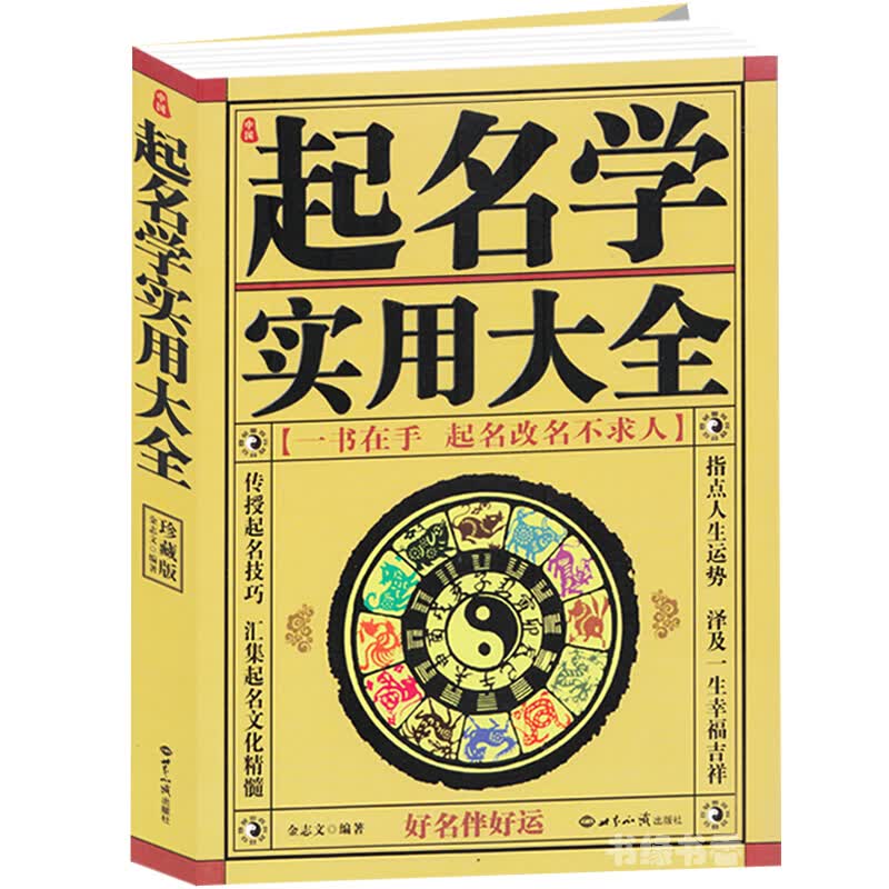 取名书籍 中国起名学实用大全 金志文著 周易大师姓名学命理五行 四柱数理 公司店铺商铺企业
