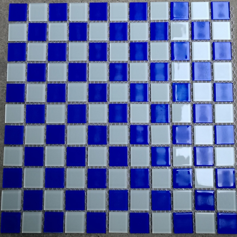 游泳池浴室卫生间水晶玻璃马赛克瓷砖背景墙蓝色红色厨房砖地板砖 蓝