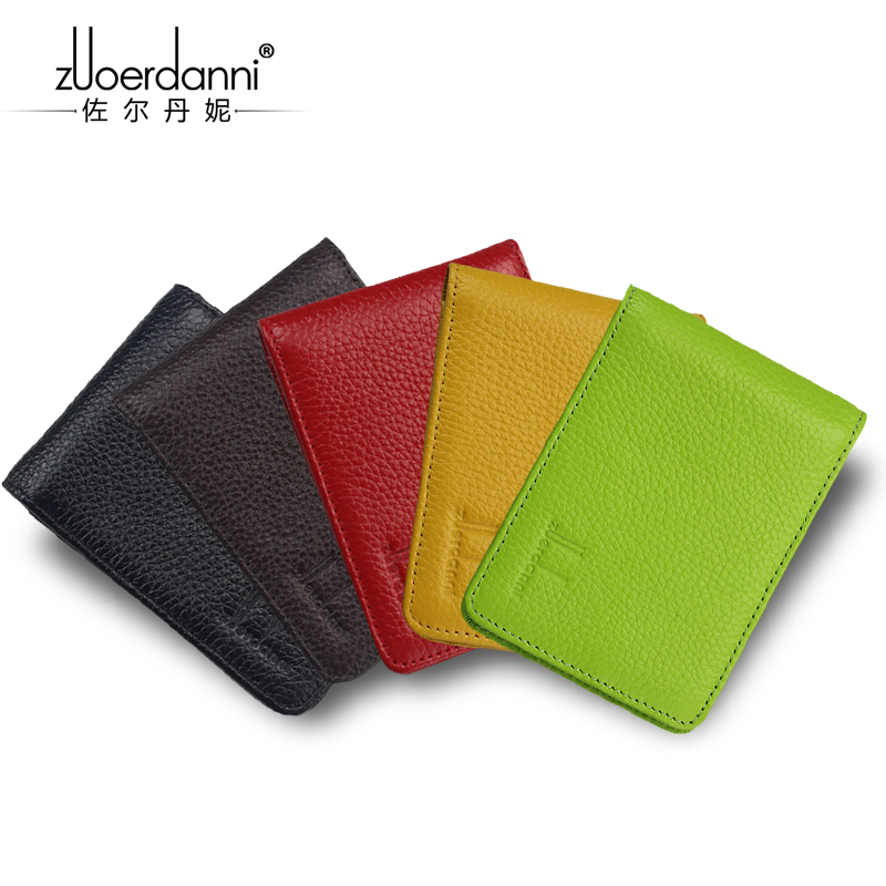 佐尔丹妮 驾驶证皮套男女驾照皮夹头层牛皮多卡位行驶证套四折卡包名片夹 A216黑色