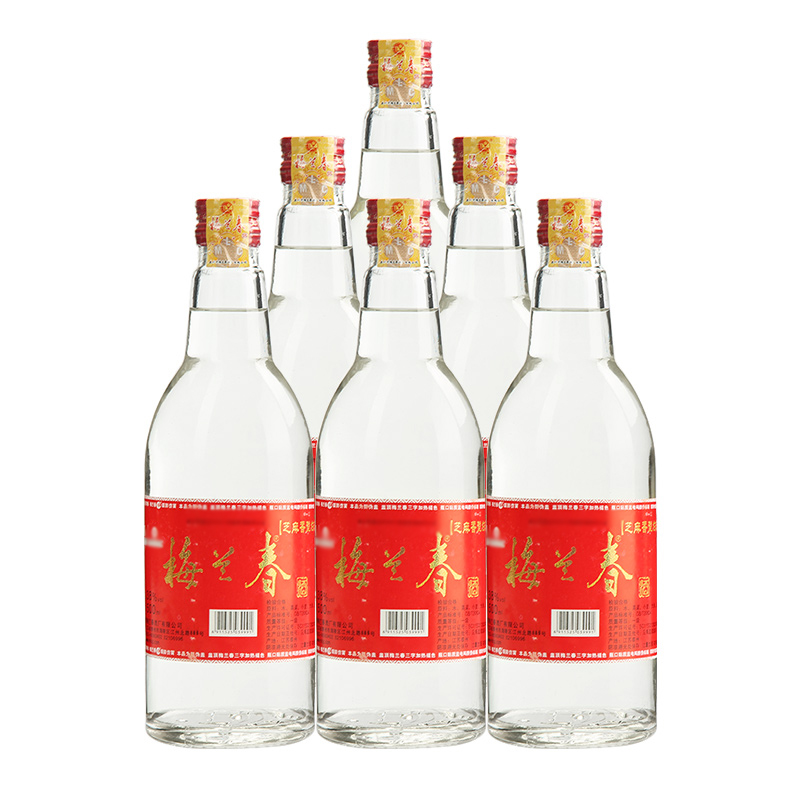 梅兰春【产地直发 百姓口粮酒】38度 光瓶酒 泰州芝麻香型白酒 大白瓶