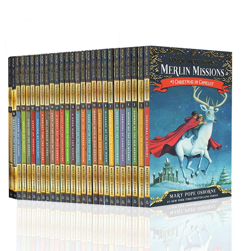 神奇树屋英文原版绘本 magic tree house 29-54 套装经典小说 少儿科普故事书