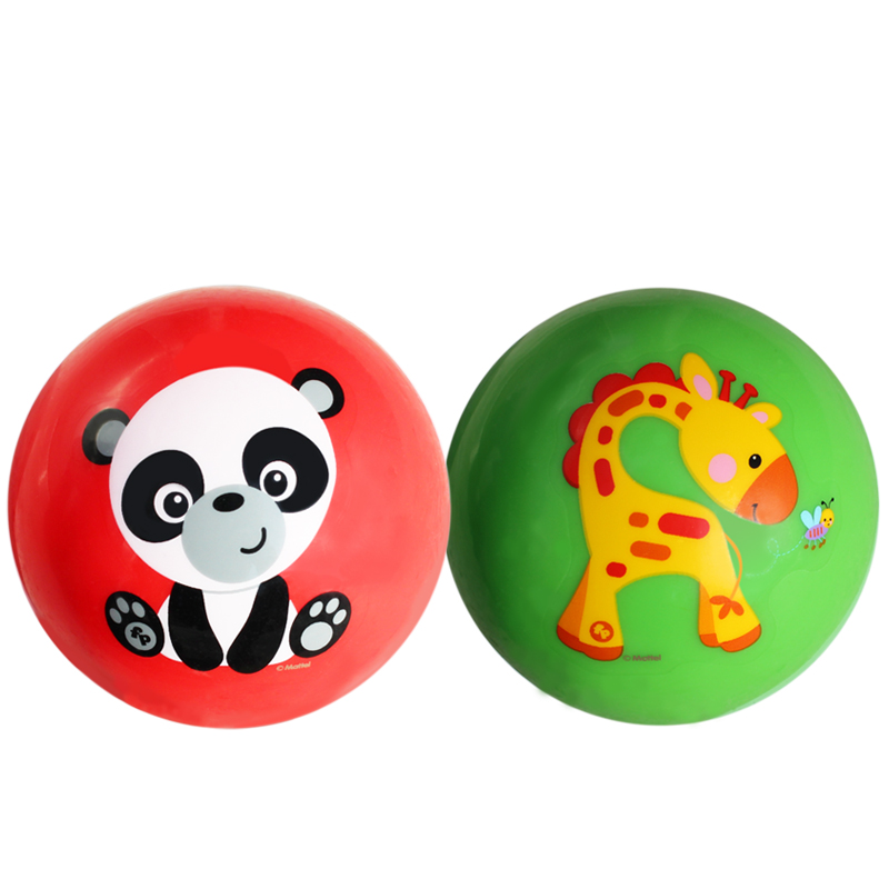 费雪（Fisher-Price）皮球儿童婴儿手抓球拍拍球幼儿园1-3岁小皮球宝宝充气球 3寸2个装(红绿组合)红色是捏响球