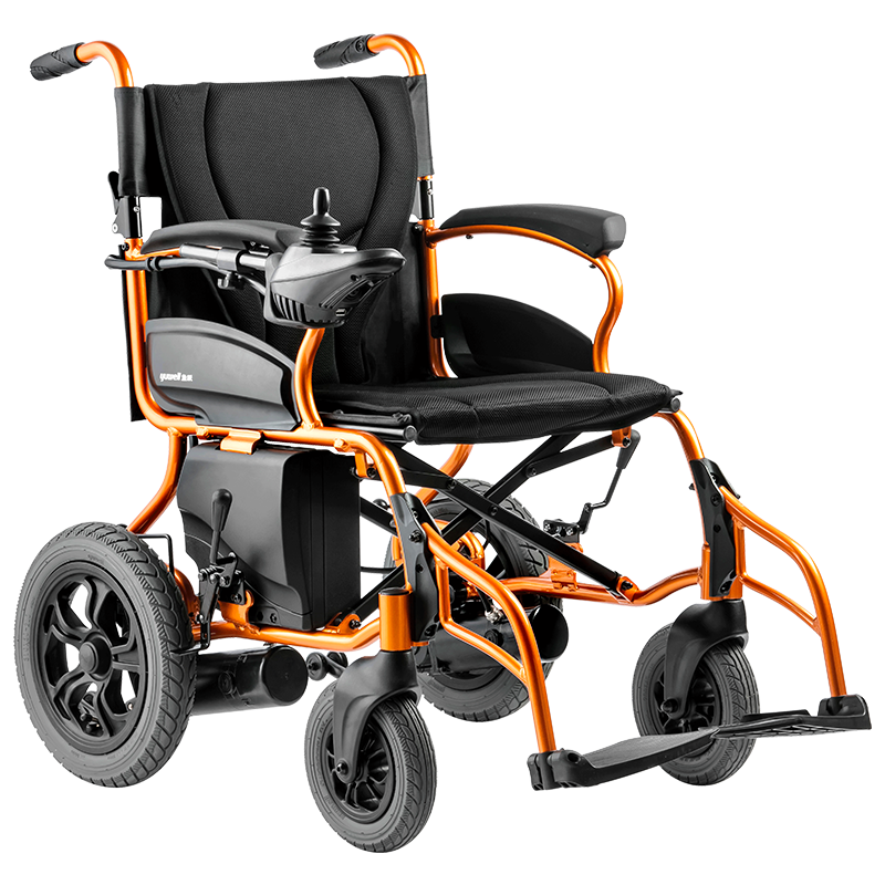 鱼跃(yuwell)电动轮椅车d130hl 折叠老人轻便代步老年残疾人四轮车