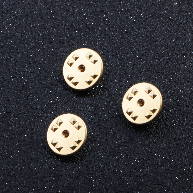 die)领针后面的扣子针扣领扣背扣蝴蝶扣胸章徽章备用扣饰品小胸针配件