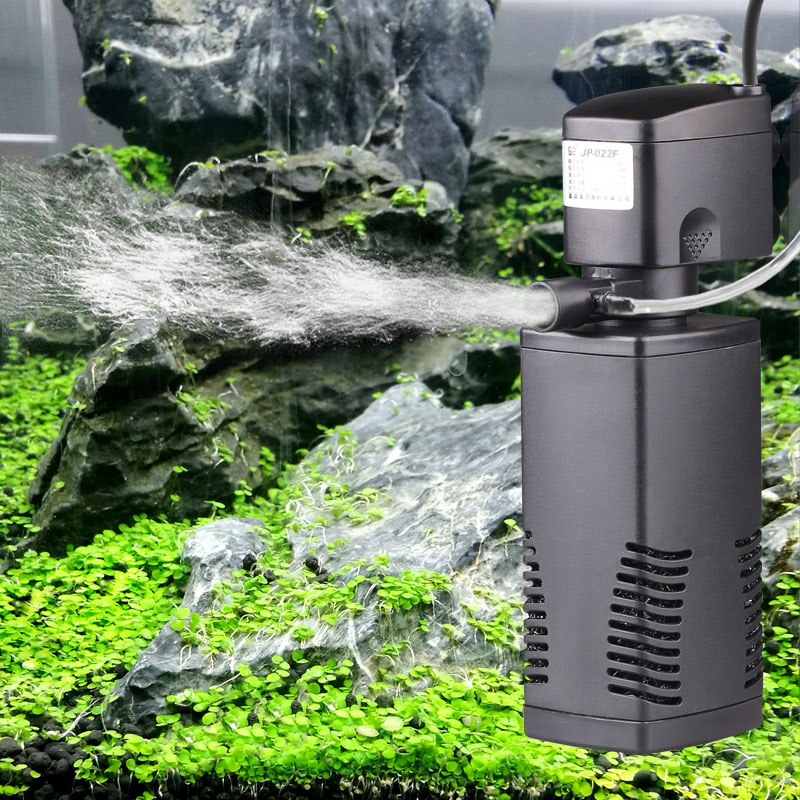森森鱼缸过滤器三合一水族箱过滤泵潜水泵增氧循环抽水内含过滤棉 jp