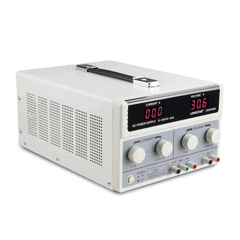 仁聚益直流稳压电源 lks3030d大功率直流电源高精度220v 30a 30 输入