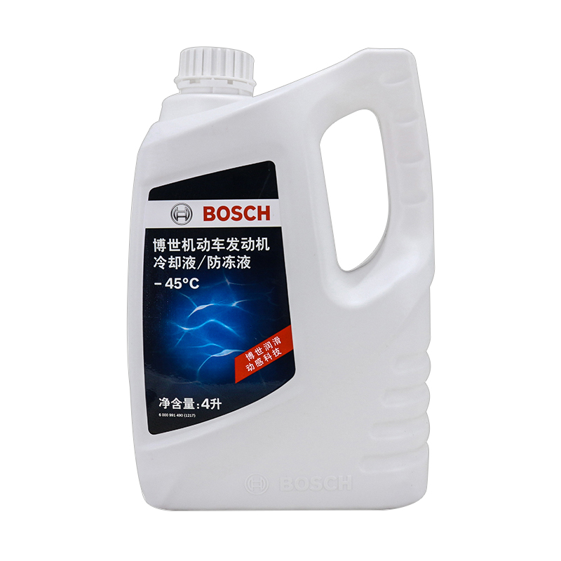 博世（BOSCH）汽车发动机通用水箱防冻液/冷却液/冷却水 冰点-45℃ 4L（红色）