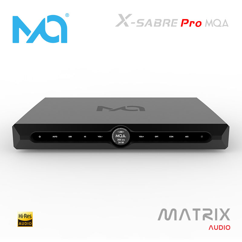 矩声 Matrix X-SABRE Pro (MQA) XSP 母带级数字音频解码器 黑色