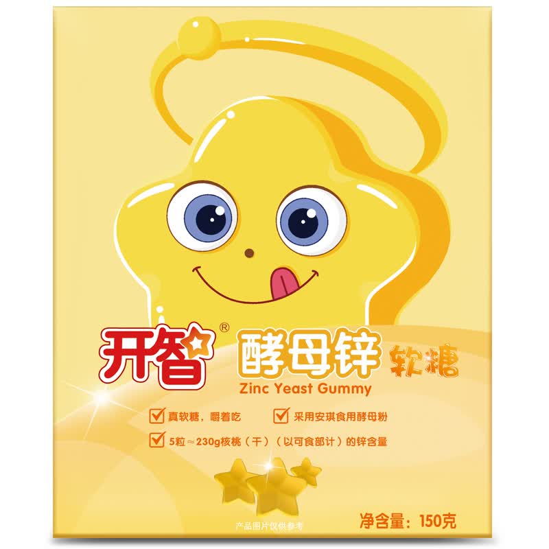 安琪纽特 开智酵母锌软糖 锌软糖5粒/袋*10袋