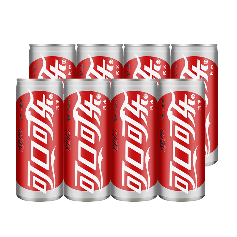 可口可乐330ml零售价,饮料价格表 可口可乐(coca-cola) 健怡可乐 330ml*8罐 细长罐碳酸