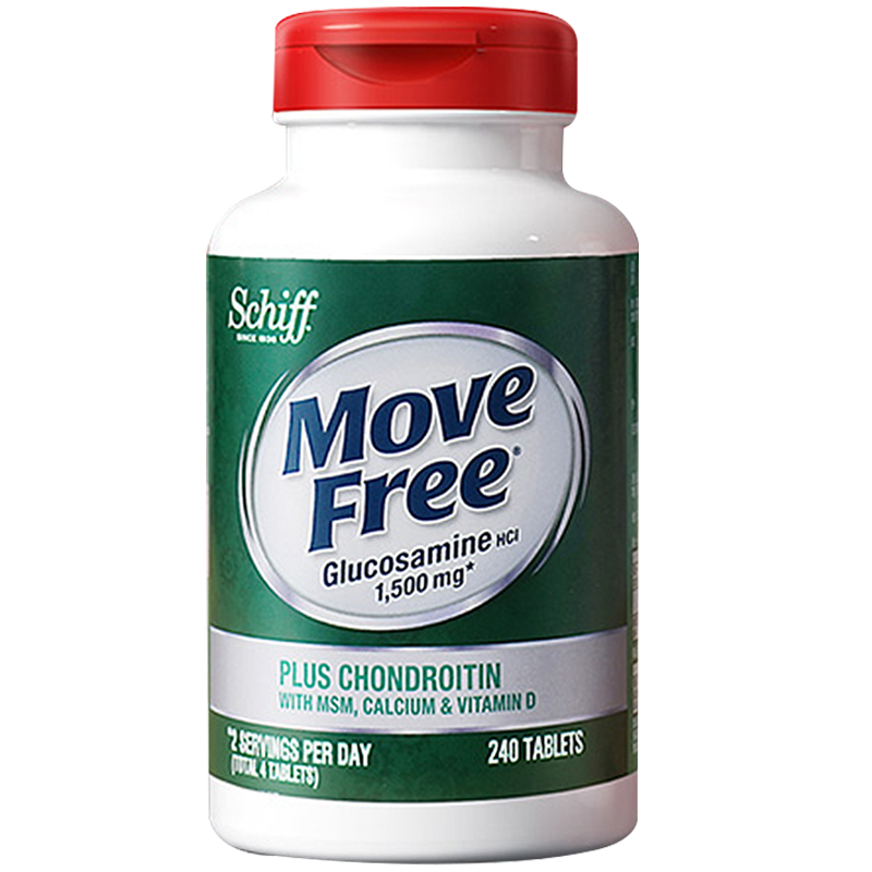旭福（SCHIFF） 美国Move Free高钙氨糖关节软骨素维骨力加钙片加维D进口品 240粒