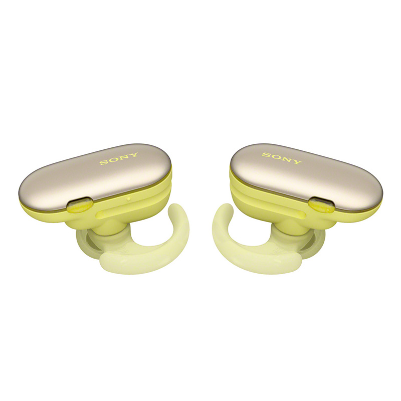 索尼（SONY）WF-SP900 真无线防水运动耳机 （IPX5/8防水等级 触控面板 4GB内存）黄色
