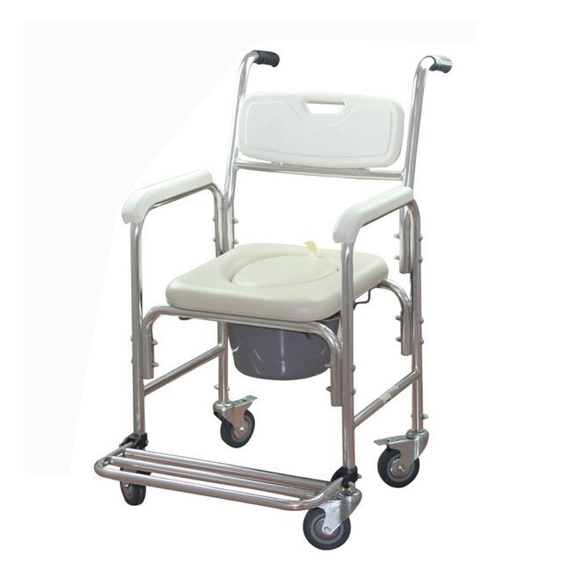 讯鑫（xunxin） 老人坐便椅铝合金坐便器老人马桶椅两用洗澡椅坐便助力扶手
