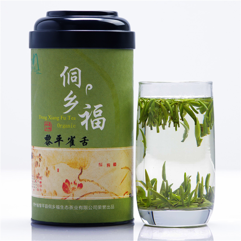 侗乡福2024春茶雀舌茶叶贵州特产绿茶明前嫩芽 侗乡福翠芽黎平雀舌100