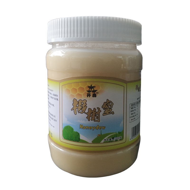 开森椴树蜜 1000克 椴树蜂蜜 椴树原蜜 黑龙江黑蜂蜂蜜东北特产 椴树