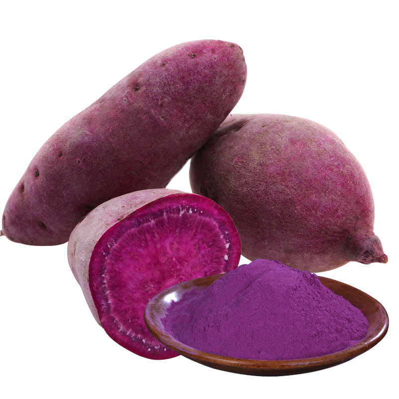 燕妈风尚天然紫薯粉烘焙用原料地瓜粉水果粉果蔬粉冲饮代餐粉200g 紫薯粉500g