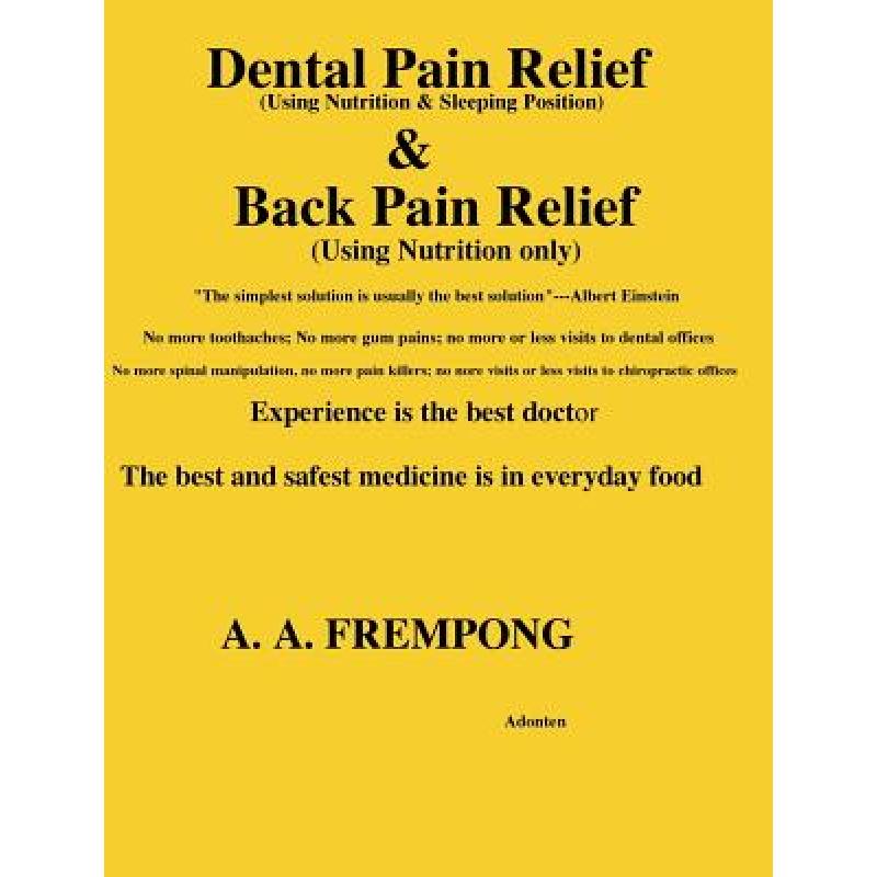 预订 Dental Pain Relief & Back Pain Relief