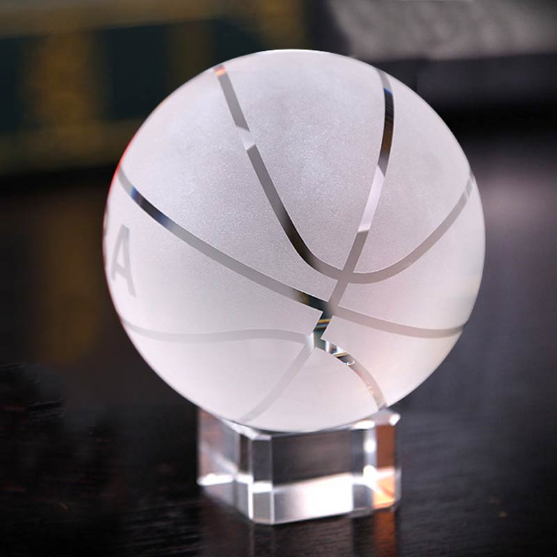 晶亦求精18岁成人礼生日礼物高级感送同学哥哥弟弟兄弟男友水晶篮球