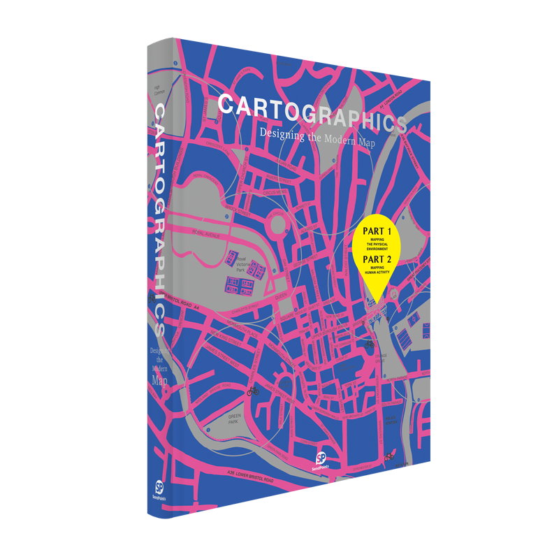 【现货】【Sendpoints】Cartographics现代地图英文原版平面设计制图作品广告初级设计师善本图书