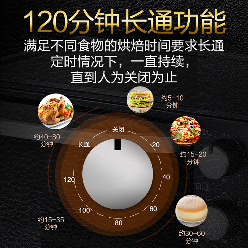 松下（Panasonic）NB-H3201 家用电烤箱32L大容量 上下独立温控 覆铝板内腔