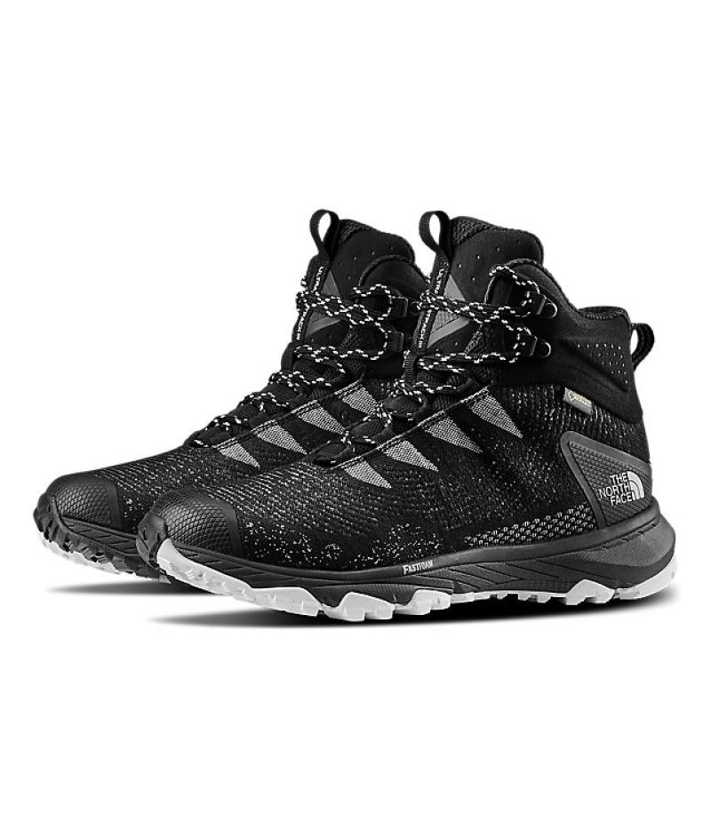 北面(the north face)北面女鞋运动鞋针织透气徒步鞋中帮nf0a3mkv tnf